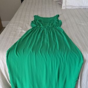 Gianni Bini Green Maxi Dress, Sz S NWOT